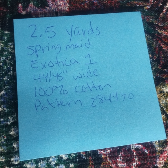 New 3.5  Yards Colorful Patterned Fabric Sewing Crafts Quilting - Picture 2 of 2